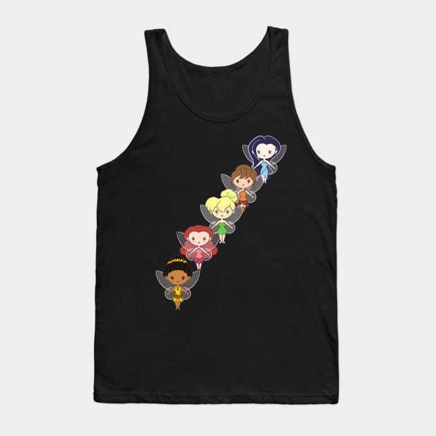 Fairy Friends: Lil' CutiEs Tank Top by Ellador